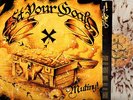 SET YOUR GOALS Mutiny LP clear vinyl with brown splash NM DOUBLE OR NOTHING
