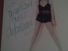 COLLECTOR  MYLENE FARMER   ANAMORPHOSEE  BIG AUTOGRAPH MYLENE 