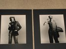 ROLLING STONES -charlie watts / bill wyman  signed orig photos 1976 real-deal