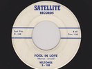 '59 Memphis DooWop VELTONES Fool In Love/Someday SATELLITE 100 VG+ HEAR BOTH NOW