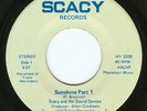 SCACY & THE SOUND SERVICE Sunshine SOUL FUNK 45
