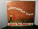 Lightnin Sam Hopkins Folk Art # 5003 Lightnin's in Town LP 33  rpm LP 1964