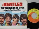 the BEATLES . . 45 & Picture Sleeve . . All You Need Is Love . . Excellent 