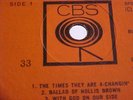 *BOB DYLAN* TIMES THEY ARE A-CHANGING - 1964 UK CBS MONO LP + *ORIGINAL SLEEVE*