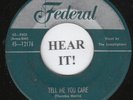 The Lamplighters DOO WOP 45 (Federal 12176) Tell Me You Care/I Used To Cry Mercy