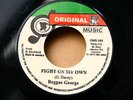 REGGAE GEORGE-Fight On My Own-/UK ORIGINAL MUSIC (OMS 005) killer deep roots 7”