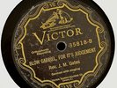RARE VERY EARLY 12” 78 RACE BLACK GOSPEL SERMON Rev. J.M. JM Gates VICTOR 35818