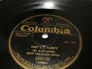 NEW ORLEANS OWLS 78 rpm Columbia 1547-D that's a plenty / the new twister JAZZ