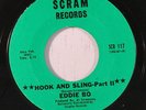 EDDIE BO: Hook And Sling  (rare funk vinyl 45)