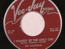 KIP ANDERSON: I Wanna Be The Only One (rare soul vinyl 45)