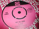 KINKS SET ME FREE 7' **PYE** UK ORIGINAL IN OUTSTANDING CONDITION./+ SLEEVE