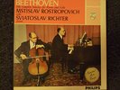 Beethoven Complete Cello Sonatas; Rostropovich; Richter; Philips 2LP NICE