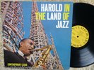 HAROLD IN THE LAND OF JAZZ lp CONTEMPORARY C3550 DG MONO CARL PERKINS