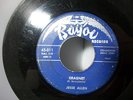 Jesse Allen Bayou Records 45-011 Dragnet  Take It Easy  45 rpm Blues Doo Wop