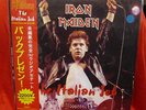 IRON MAIDEN THE ITALIAN JOB LP BLUE WAX 280 OF 300  SLAYER MEAGADEATH CLASH