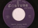 rare Detroit Blues Funk 45 ARTHUR GRISWOLD pretty mama blues FORTUNE Hear