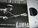GAMBA : ROSSINI OVERTURES LP DECCA SXL 2266 UK