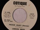 rare Latin Soul 45 LEBRON BROTHERS proud mary COTIQUE Hear