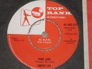 CURTIS LEE. WITH ALL MY HEART/PURE LOVE. TOP RANK 45-JAR 317 (RARE ITEM).