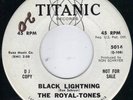 GREAT TITANIC SURF INSTRUMENTALS - THE ROYAL-TONES - BLACK LIGHTNING  HEAR