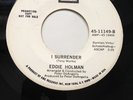 Eddie Holman I Surrender Northern Soul Promo Abc I Surrender Rare