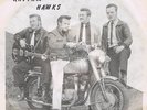 THE RHYTHM HAWKS - WALK OUT ON YOU + 3 - VERY RARE TEDDY BOY ROCK 'N' ROLL