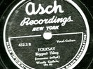  WOODY GUTHRIE 78 BIGGEST THING / LEADBELLY & JOSH WHITE ASCH 4323 E/E-