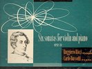 WEBER - Six Sonatas for Violin and Piano - RICCI - Bussotti - LONDON  LL-1006