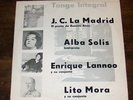 JUAN CARLOS LA MADRID ALBA SOLIS ENRIQUE LANNOO LITO MORA TANGO INTEGRAL ARG LP