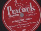 CLARENCE GATEMOUTH BROWN  Midnight Hour PEACOCK-1633  78  
