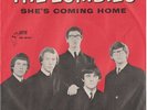 ZOMBIES--PICTURE SLEEVE + 45---(SHE'S COMING HOME)--PS--PIC--SLV