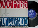 JOE PASS For Django ORIGINAL LP 1st Mono Pacific Jazz Blue Label