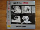 THE BEATLES LET IT BE...NAKED JAPANESE LP W/ OBI INSERTS & 45 MINT VINYL LP