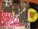 DEEP PURPLE Hallelujah / April part 1 - 7 inch ITA PRESS TOP RARE harvest