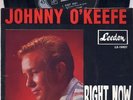 Johnny O'Keefe Right Now rare 1962 Aust Leedon pic sleeve ep EX condition 