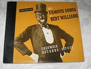 1940 'FAMOUS SONGS OF BERT WILLIAMS
