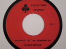 SOUNDS UNIQUE Aquarius Let The Sunshine b/w Simple Song 45 Ace of Clubs *private