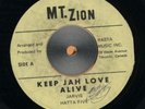 JARVIS HATTA FIVE Keep Jah Love Alive MT ZION 7