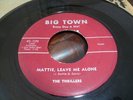 RARE ORIG  R&B DETROIT DOO WOP 45 BY THE THRILLERS ON BIG TOWN LABLE 45-109