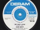 COLIN AREETY One Night Affair BANGING northern soul FUNK mod Rising Sun LISTEN