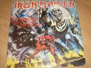 VINYL LP RECORD SLEEVE SIGNED BY IRON MAIDEN