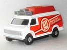 Working 1970s Transistor RADIO LUXEMBOURG 208 RTL Roadshow Van DJ POP 45, Corgi