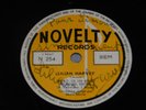 78 tours LILIAN HARVEY avec autographe sur label Novelty RARE 