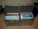 Vinyl Bundle of Dance/Garage/Hip Hop + 2 Metal Vinyl Padded Transport cases