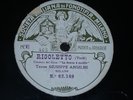 OPERA 78 rpm RECORD Fonotipia TENOR GIUSEPPE ANSELMI Rigoletto VERDI