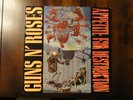 Banned Cover U.S. 1st Pressing GUNS N' ROSES Appetite for Destruction Vinyl LP