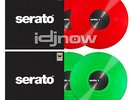 Serato Scratch Live Green & Red 12-inch DJ Turntable Control Vinyl Package