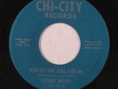 rare Soul 45 JOHNNY MOORE you're the girl for me CHI-CITY Listen