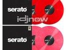 Serato Scratch Live Red & Pink 12-inch DJ Turntable Control Vinyl Package