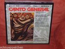 Mikis Theodorakis + Pablo Neruda  CANTO GENERAL  3LP Box + booklet near Mint